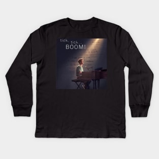 tick, tick... BOOM Sticker Kids Long Sleeve T-Shirt